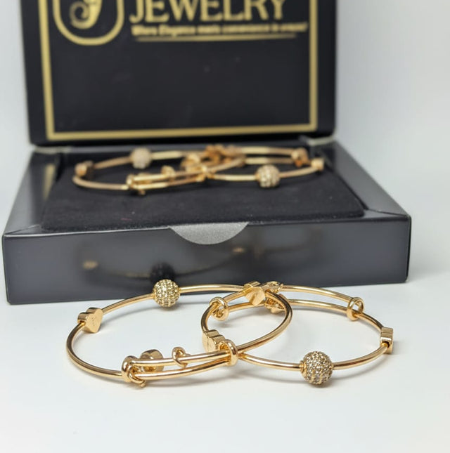 Golden Pearl Adjustable Bracelet