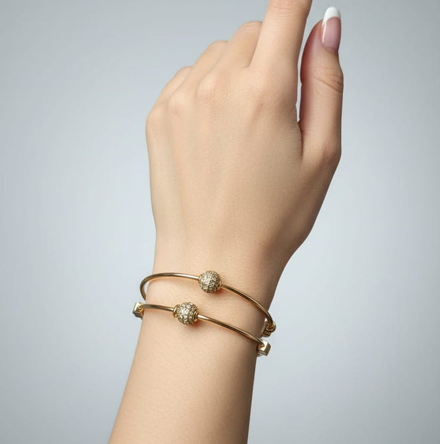 Golden Pearl Adjustable Bracelet