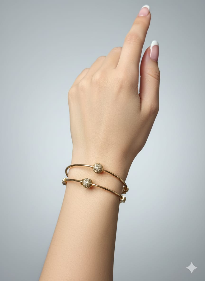 Golden Pearl Adjustable Bracelet