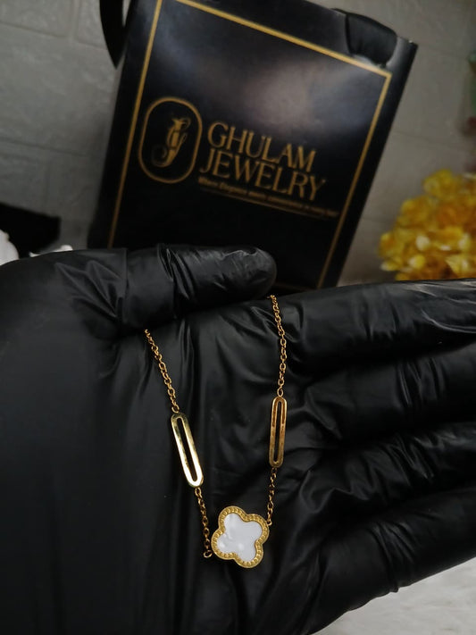 Reversible Clover Necklace